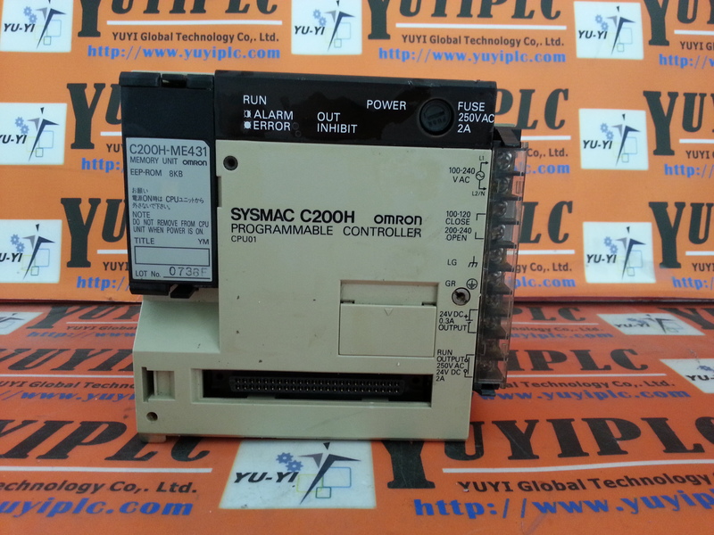 OMRON C200H CPU01 E CPU PROGRAMMABLE 裕益科技自動化設備可程式編碼器PLC分散式控制系統DCS