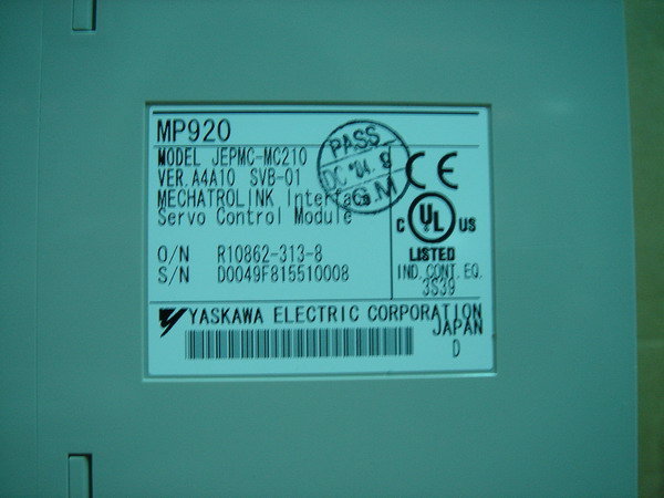 YASKAWA JEPMC-MC210 - PLC DCS SERVO Control MOTOR POWER SUPPLY IPC ROBOT