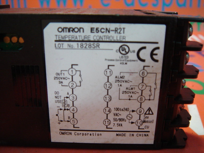 Omron e5cn схема подключения