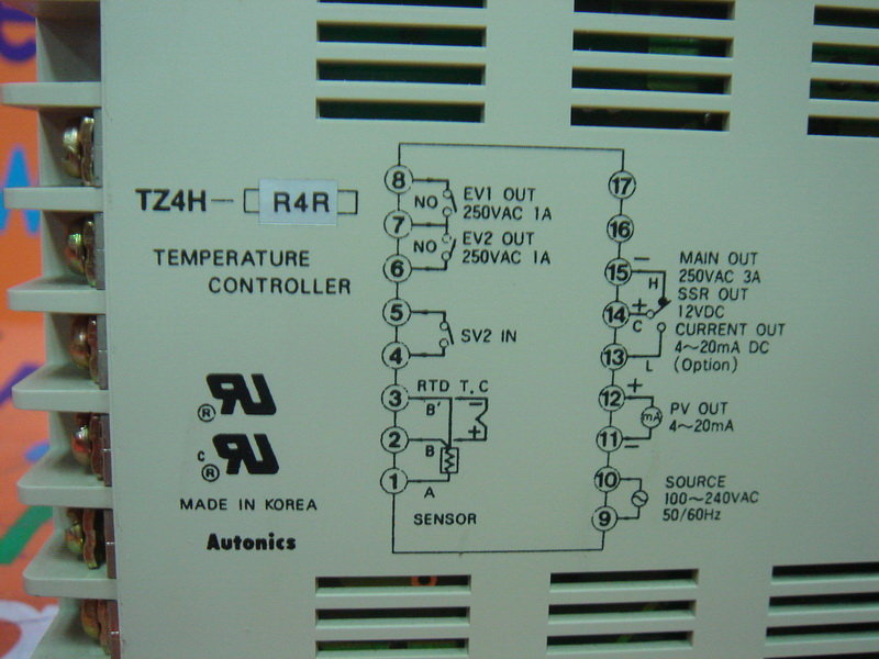 AUTONICS TEMPERATURE CONTROLLER TZ4H-R4R - PLC DCS SERVO Control MOTOR ...