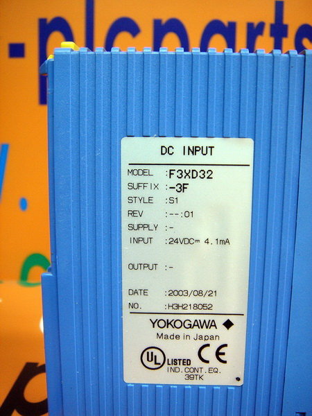 YOKOGAWA PLC F3XD32-3F DC INPUT - 裕益科技自動化設備可程式編碼器PLC分散式控制系統DCS