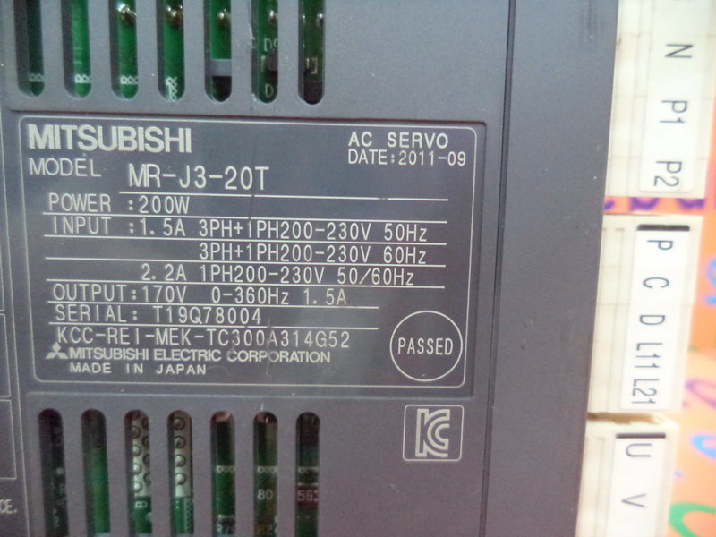 新発売MITSUBISHI MR-J3-20T AC SERVO スイッチング電源