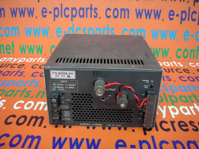 NEMIC-LAMBDA FS-600A-24 POWER SUPPLY