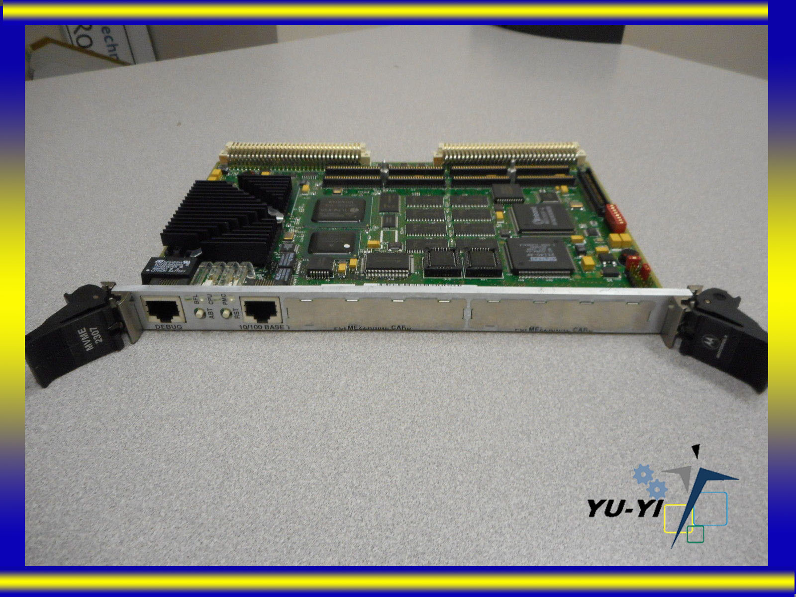 MOTOROLA MVME 2307 VME POWER PC CPU MODULE 300MHZ,64MB,ECC 2 PMC - PLC ...