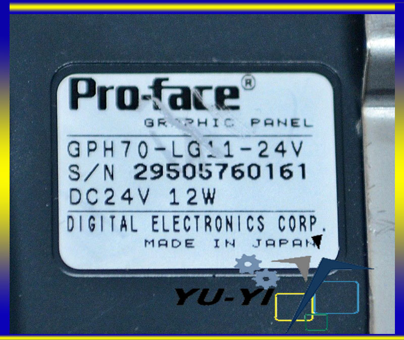 Proface GPH70-LG11-24V Touchscreen Panel - 裕益科技自動化設備可