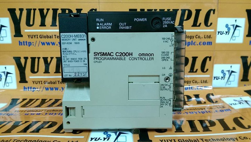 OMRON C200H-CPU01-E CPU UNIT - PLC DCS SERVO Control MOTOR POWER