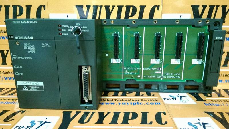 MITSUBISHI A1SJCPU-S3 CPU UNIT MODULE - PLC DCS SERVO Control MOTOR POWER  SUPPLY IPC ROBOT