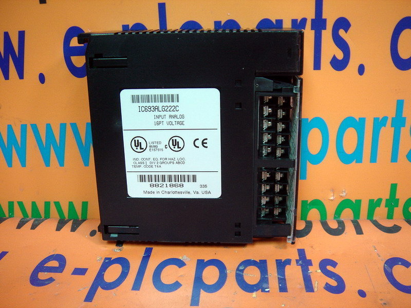 GE FANUC IC693ALG222C ANALOG INPUT 16 POINT VOLTAGE - 裕益科技自動化設備可程式編碼器 ...