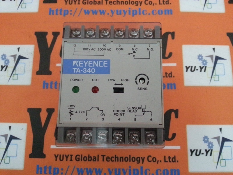 KEYENCE TA-340 SENSOR AMPLIFIER - PLC DCS SERVO Control MOTOR