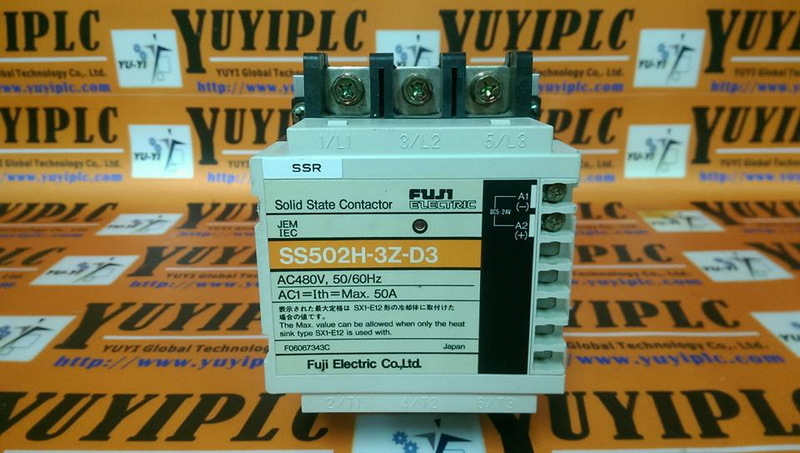 FUJI SS502H-3Z-D3 SOLID STATE CONTACTOR AC480V 50/60Hz - PLC DCS