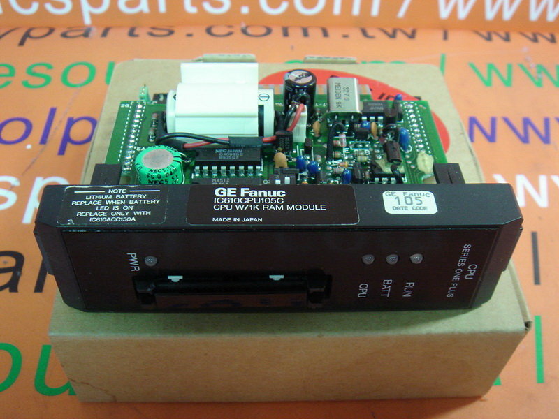 GE FANUC IC610CPU105C - PLC DCS SERVO Control MOTOR POWER SUPPLY IPC ROBOT