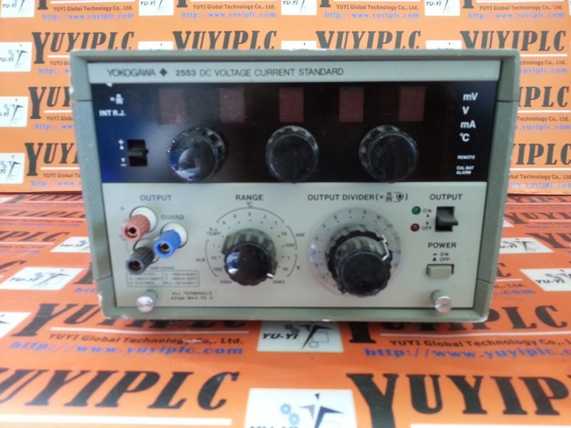 YOKOGAWA 2553 DC VOLTAGE CURRENT STANDARD - PLC DCS SERVO Control