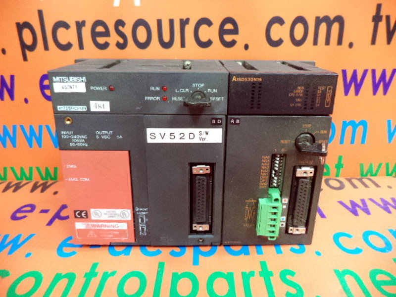 MITSUBISHI A172SHCPUN W/ A1SD53DN15 - PLC DCS SERVO Control MOTOR