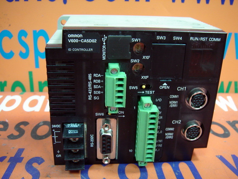 OMRON V600-CA5D02 V600 ID CONTROLLER - PLC DCS SERVO Control MOTOR
