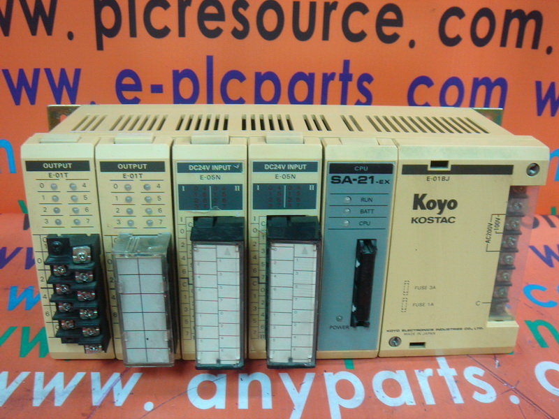 KOYO KOSTAC SA-21-EX / E-05N / E-01T / E-01BJ - PLC DCS SERVO Control MOTOR  POWER SUPPLY IPC ROBOT