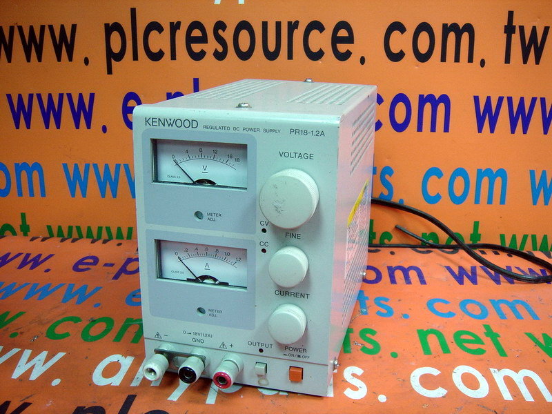 KENWOOD REGULATED DC POWER SUPPLY PR18-1.2A - PLC DCS SERVO